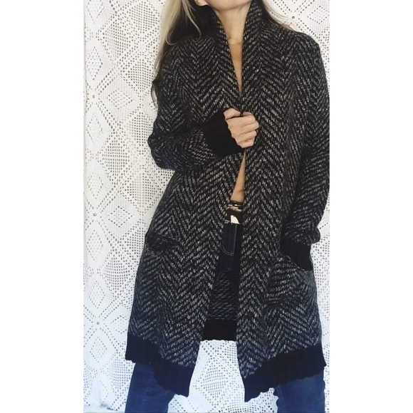 Cynthia Rowley long sweater jacket - Picture 2 of 4